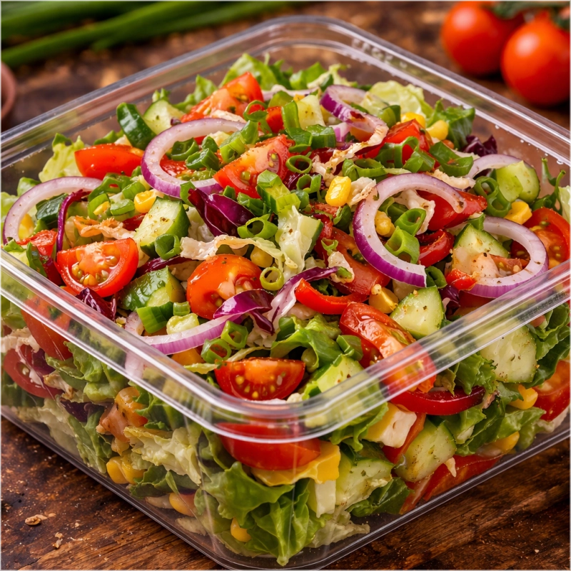 bakje gemengde salade