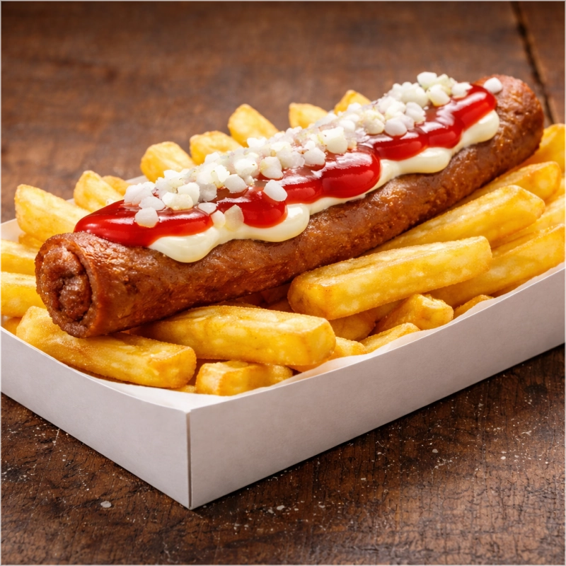 Friet super stoofvlees Groot