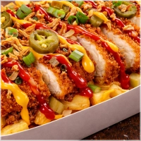 loaded fries chicken Groot